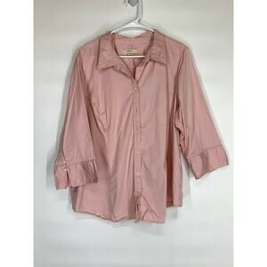 Merona Light Pink Button Down Shirt 24W